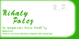 mihaly polcz business card